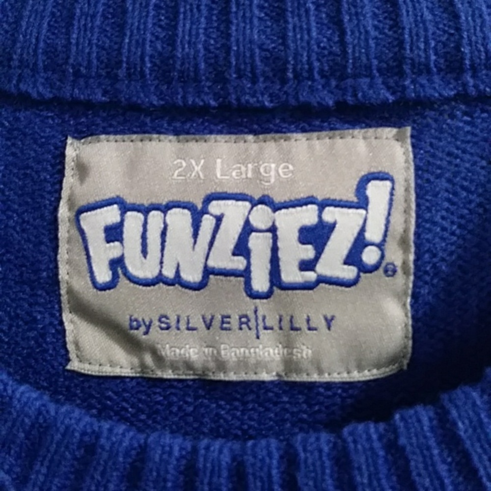 FUNZIEZ Ugly Christmas Sweater Size 2XL *NWT* - Picture 6 of 7